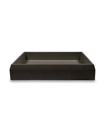 Prism Rectangle Basin (Charcoal)