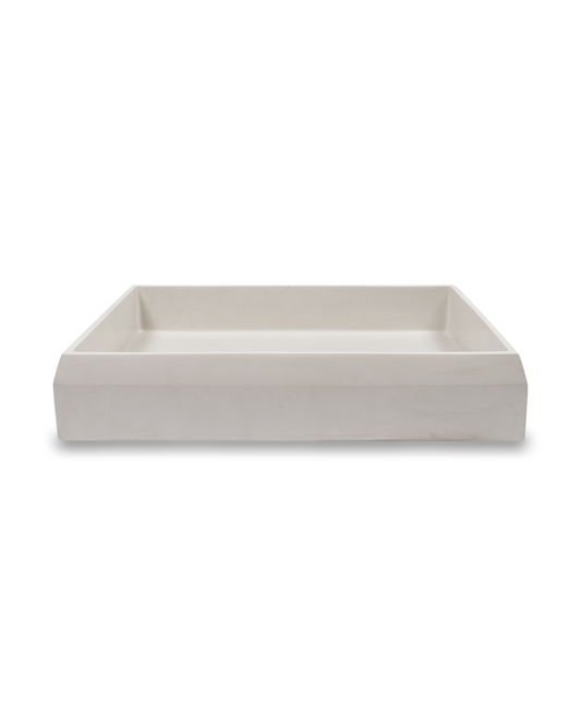 Prism Rectangle Basin (Ivory)
