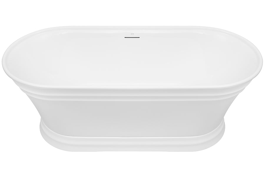 Regent 1700 Freestanding Bath with Integrated Overflow