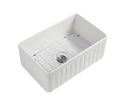 Roccia Fine Fireclay Farmhouse Buttler Sink 760mm LK-S-RFFC760