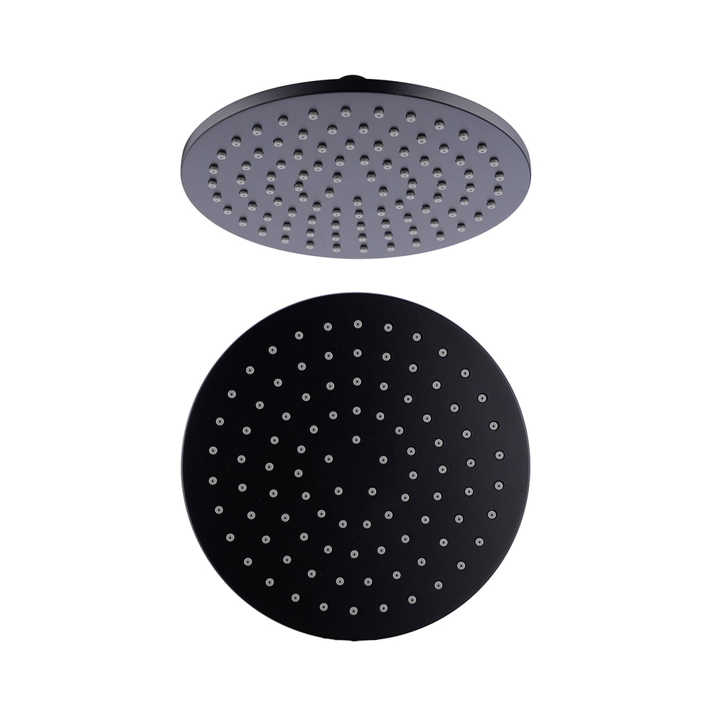 200MM ROUND SHOWER HEAD MATTE BLACK