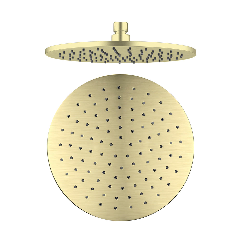 250MM ROUND SHOWER HEAD CHROME (NRROA1001CH) BRUSHED GOLD