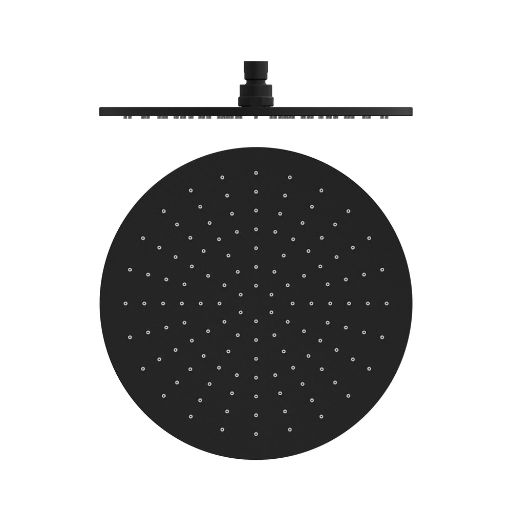 300MM ROUND SHOWER HEAD MATTE BLACK