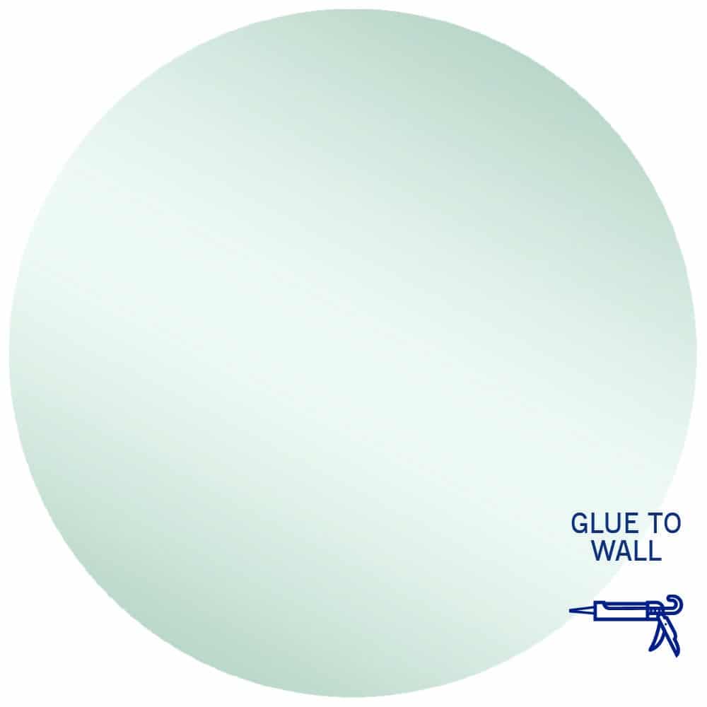RR9090GT Round Polished Edge Mirror