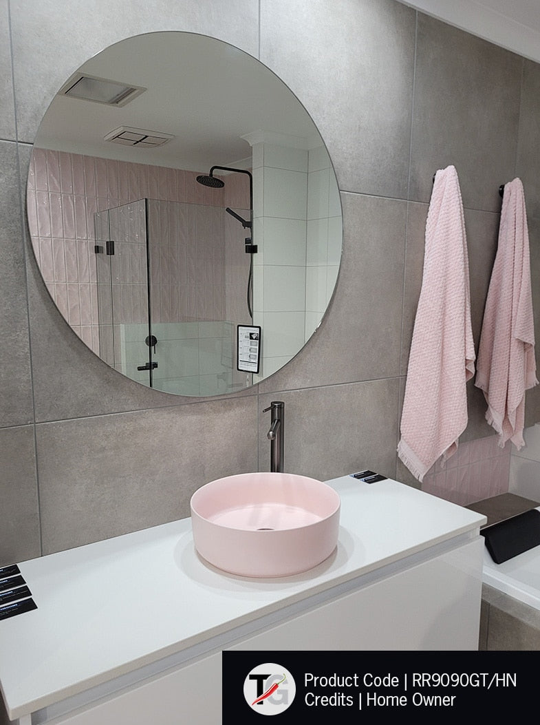 RR9090GT Round Polished Edge Mirror