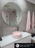 RR9090HND Round Polished Edge Mirror with Demister