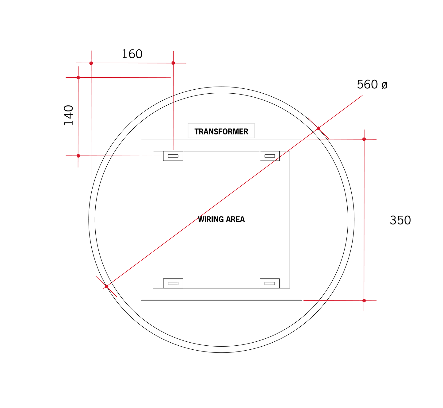 RS600C Premium RS Range Back-Lit Mirror