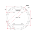 RS600W Premium RS Range Back-Lit Mirror
