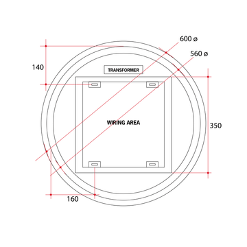 RS600W Premium RS Range Back-Lit Mirror