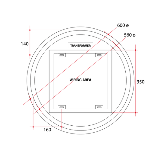 RS600W Premium RS Range Back-Lit Mirror
