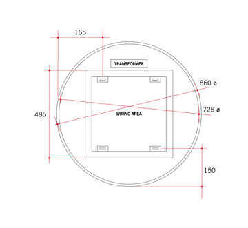 RS900C Premium RS Range Back-Lit Mirror
