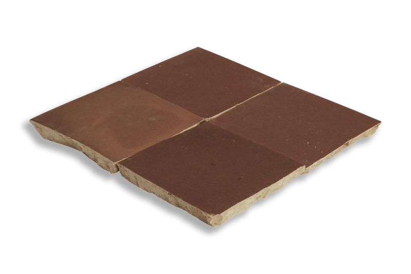 Medina Rust Moroccan Zellige Square Tile