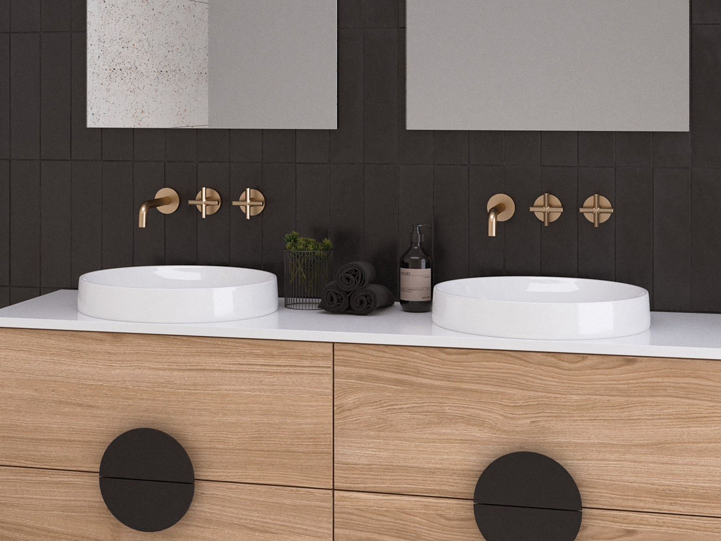 Timberline Radius Basin Black Matt