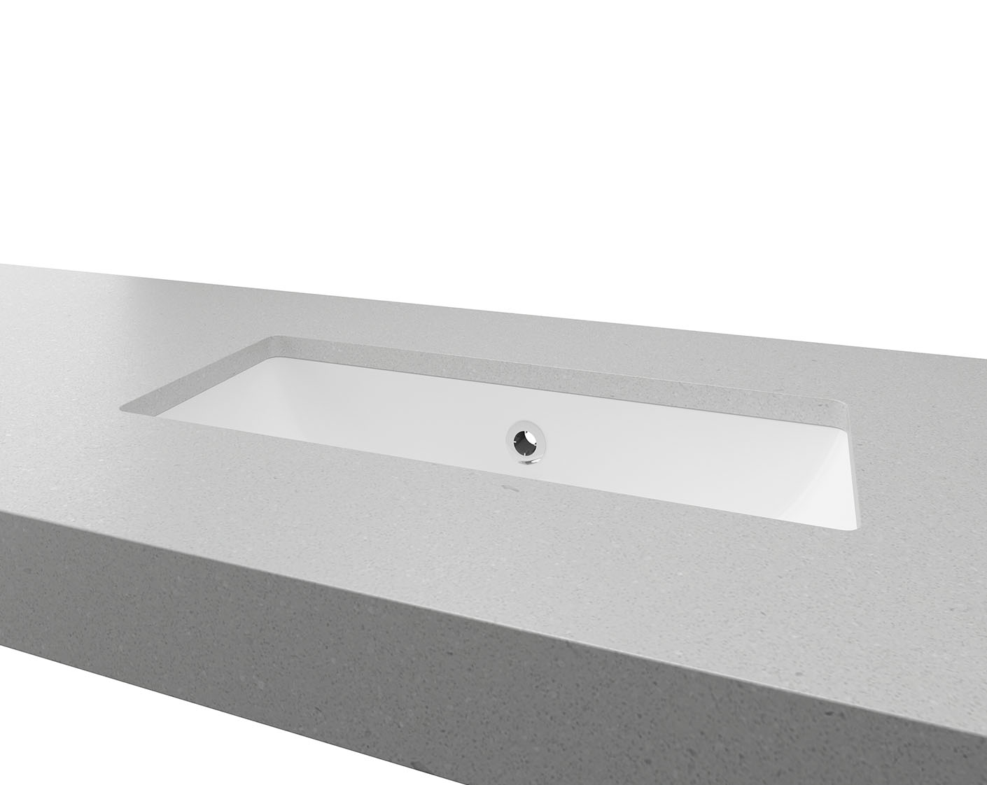 Timberline Ruby Undermount Basin White Gloss