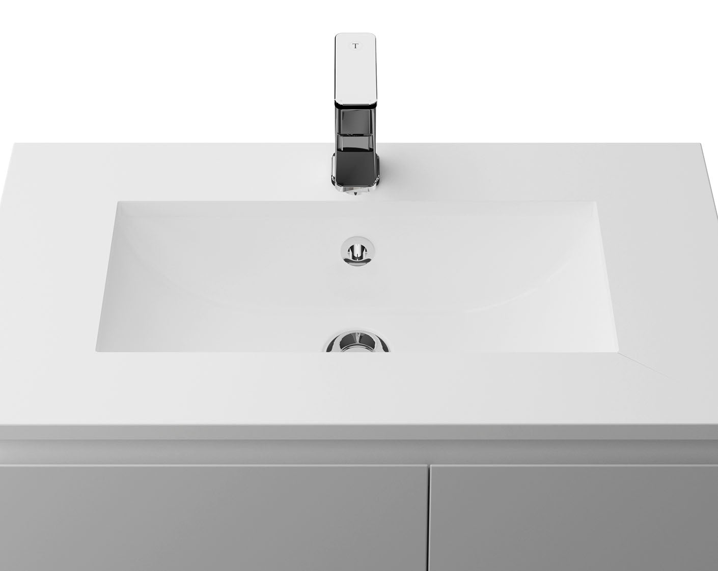 Timberline Ruby Undermount Basin White Gloss
