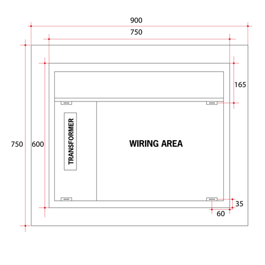 S759C Premium S Range Back-Lit Mirror