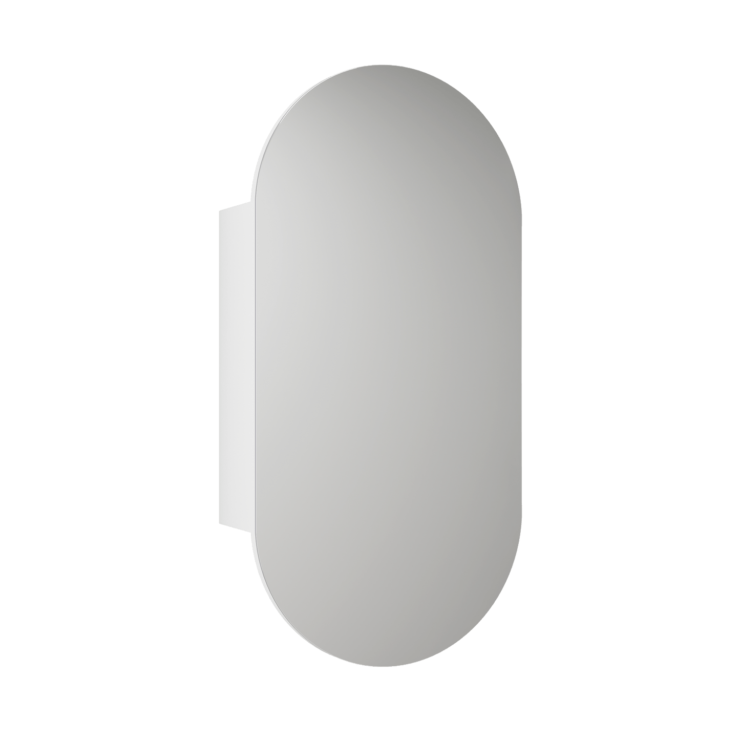 Beau Monde Shaving Cabinet - Matte White