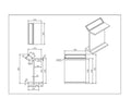 Chasey Standing Towel Rack
