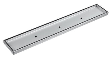 Electroplated Silver Tile Insert Drain CENTRE Outlet SDZCO — Brushed Nickel, Floor Wastes & Drains, Spare Parts