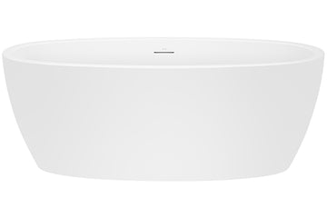 Sheraton 1600 Freestanding Bath with Integrated Overflow — White Baths, Acrylic Baths, Oval Baths