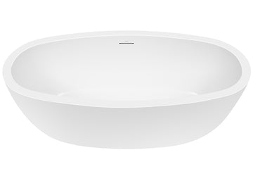 Sheraton 1600 Freestanding Bath with Integrated Overflow — White Baths, Acrylic Baths, Oval Baths