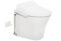 Cygnet Square HygieneRimless Close Coupled Back to Wall Bottom Inlet Suite with Spalet E-Bidet Seat