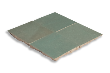 Medina Spearmint Green Moroccan Zellige Square Tile