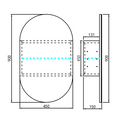 Allison Pill Shaving Cabinets 450x900x150 LK-MAPLSV4590