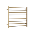 SR33MBB Brushed Brass Round Ladder Heated Towel Rail