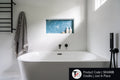 SR44MB Matt Black Round Ladder Heated Towel Rail