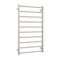 SR69MBN Brushed Nickel Straight Round Heated Ladder Rail