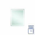SS6075HN Rectangle Mirror with Sandblasted Border