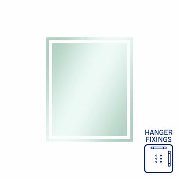 SS9075HN Rectangle Mirror with Sandblasted Border