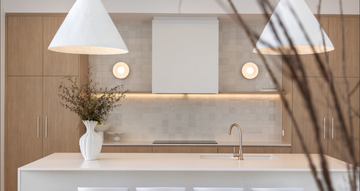 Round Gooseneck Kitchen Mixer Tap — Champagne
