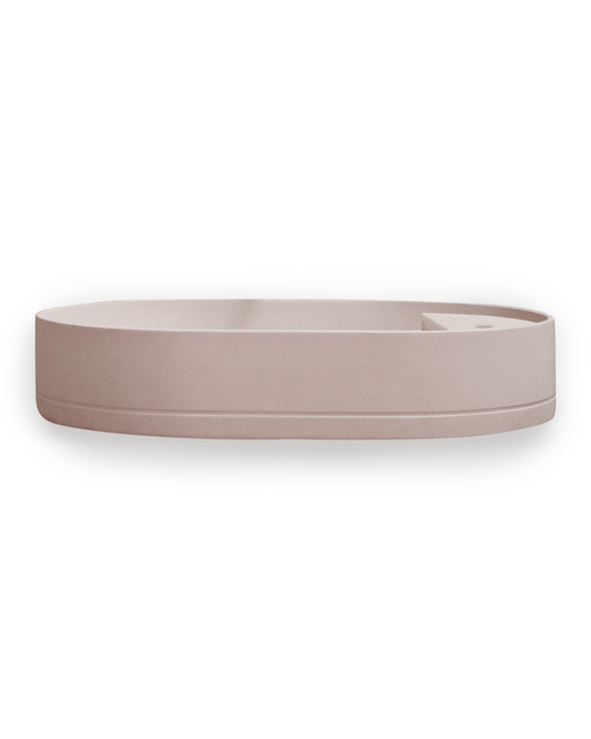 Shelf Oval Basin (Blush Pink)