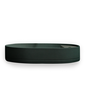 Nood Co Shelf Oval Basin (Charcoal)