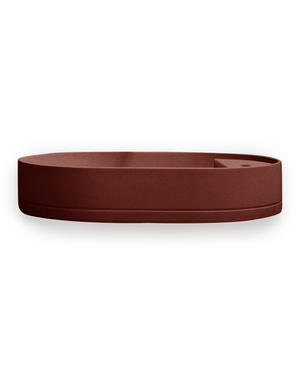 Nood Co Shelf Oval Basin (Clay)