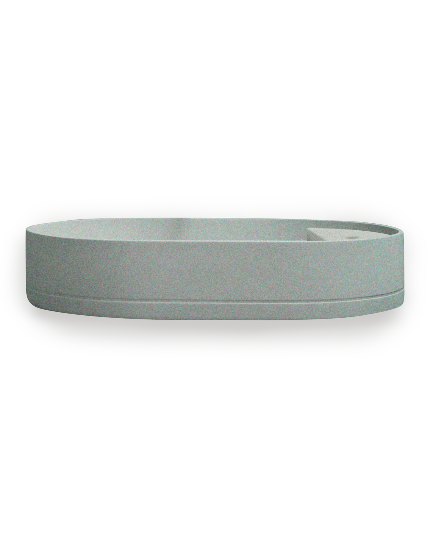 Shelf Oval Basin (Sky Grey)