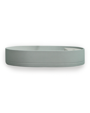 Nood Co Shelf Oval Basin (Sky Grey)
