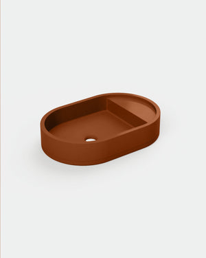 Nood Co Shelf Oval Basin (Rust)