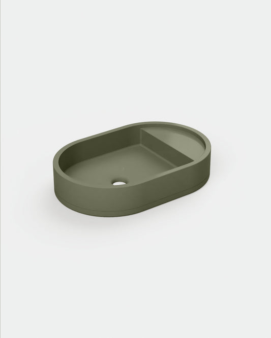 Shelf Oval Basin (Sage)
