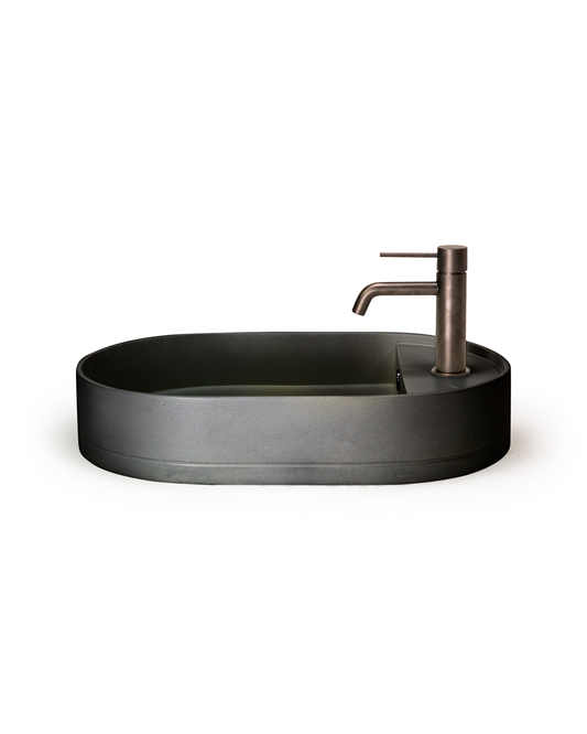 Shelf Oval Basin (Charcoal)