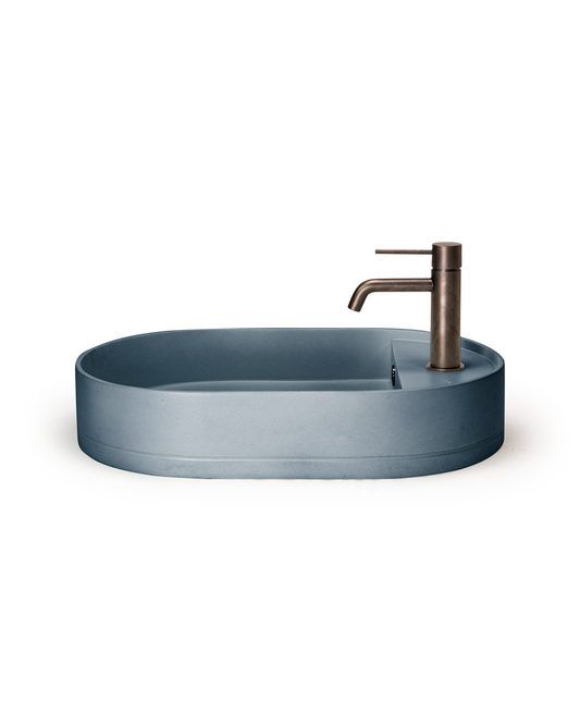 Shelf Oval Basin (Copan Blue)