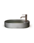 Shelf Oval Basin (Mid Tone Grey)