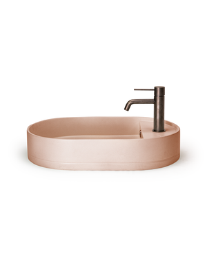 Nood Co Shelf Oval Basin (Pastel Peach)