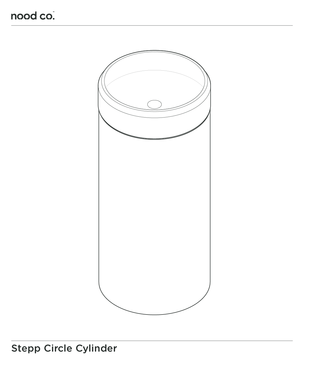 Cylinder - Stepp Circle Basin (Teal)