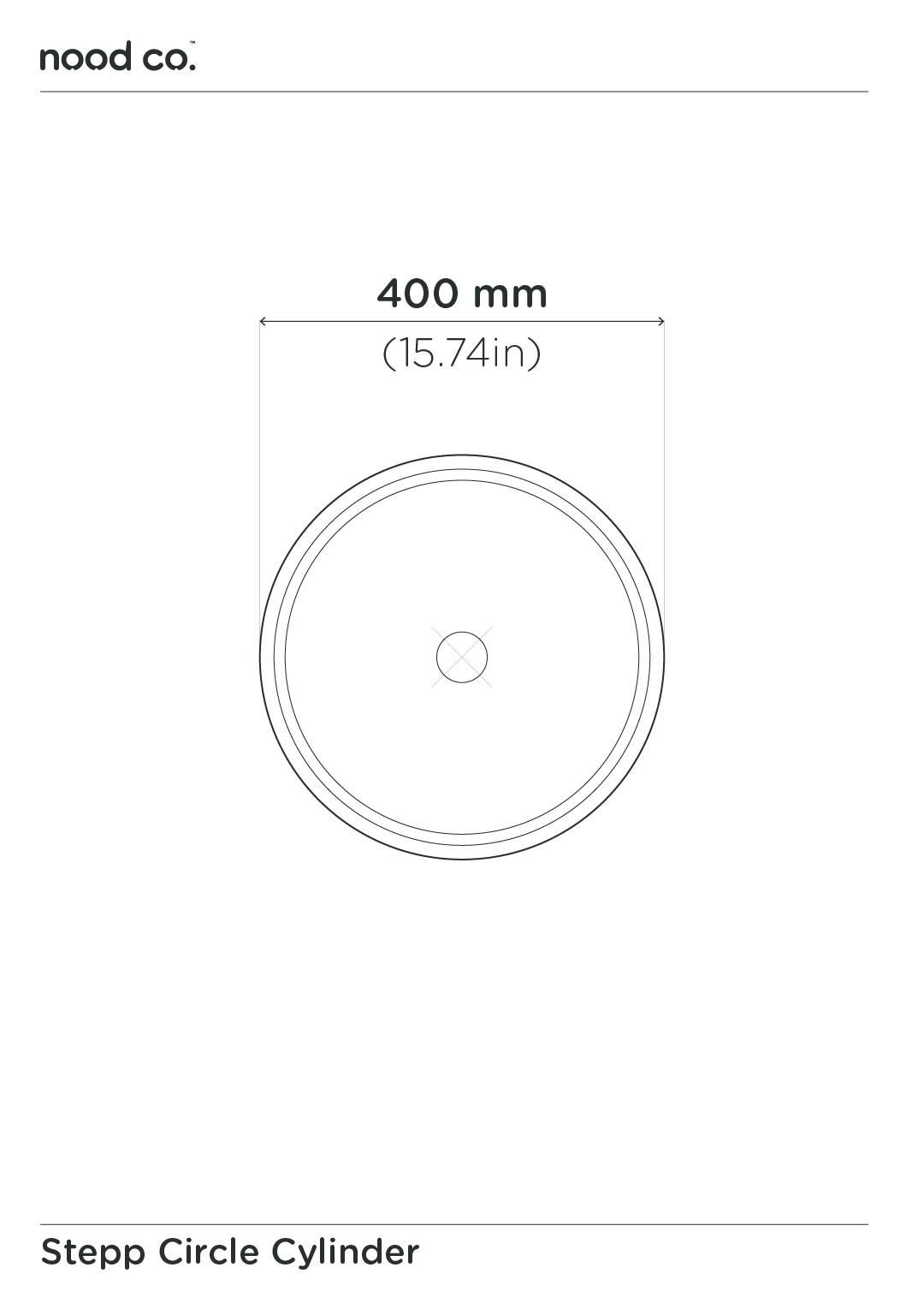 Cylinder - Stepp Circle Basin (Copan Blue)