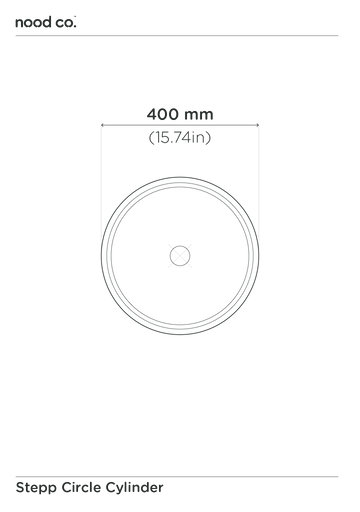 Cylinder - Stepp Circle Basin (Musk)