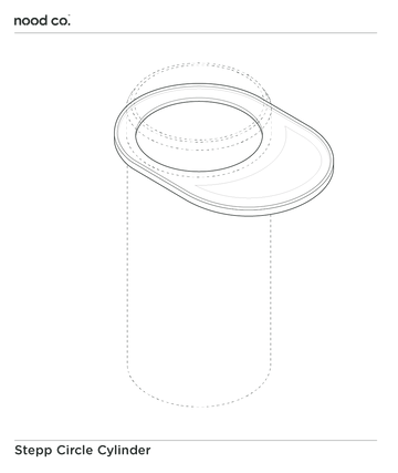 Cylinder - Stepp Circle Basin (Powder Blue)