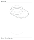 Cylinder - Stepp Circle Basin (Mint)